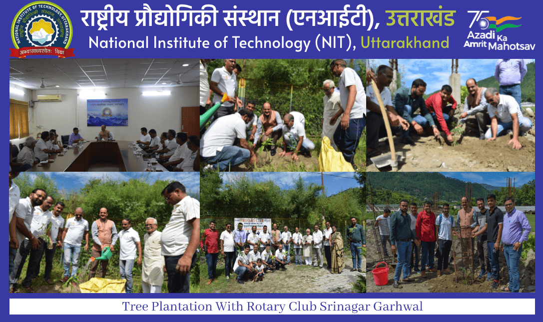 Tree Plantation With Rotary Club Srinagar Garhwal