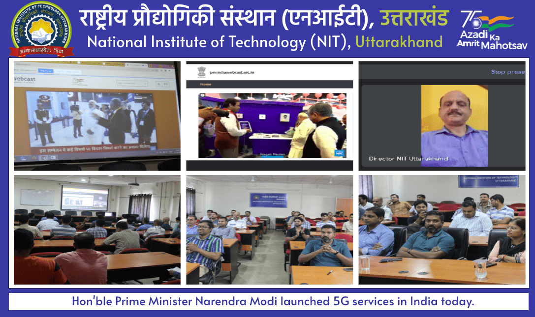 Hon'ble Prime Minister Narendra Modi launched 5G services in India today.